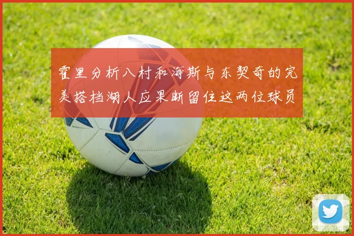 霍里分析八村和海斯与东契奇的完美搭档湖人应果断留住这两位球员